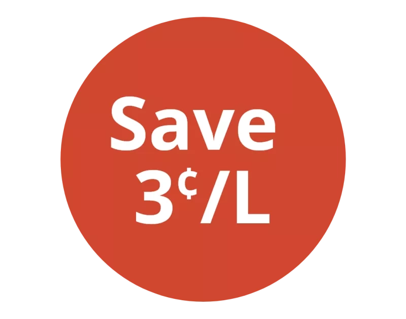 Save 3 cents per litre at Shell Save 3 cents per litre at Shell
