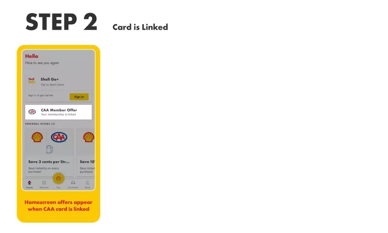 Step two to downloading the Shell app Step two to downloading the Shell app